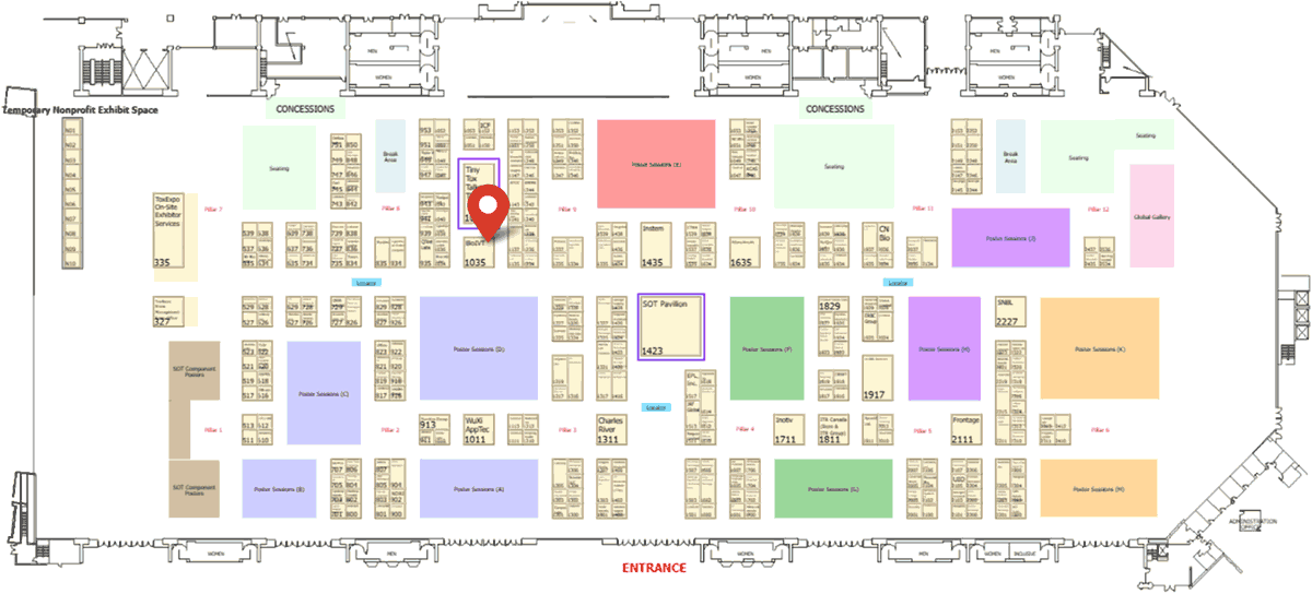 2026 SOT ToxExpo Floor Plan