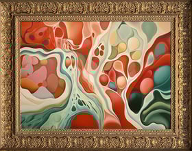Origins-inspired-by-Georgia-OKeeffe_framed
